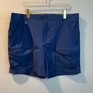Men’s Columbia PFG Omni-shade blue swim board shorts size XL